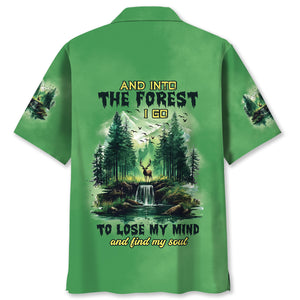 Into The Forest I Go Hawaiian Shirt