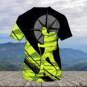 Hiking Find Your Own Path Yellow Neon All Over Print Shirt
