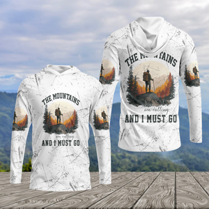 The Mountains Are Calling And I Must Go All Over Print Shirt