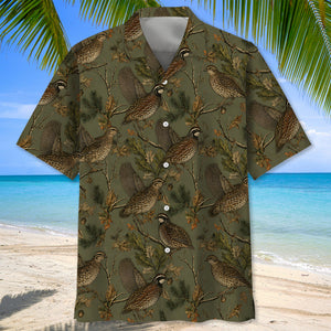 Quail Field Heritage Hawaiian Shirt