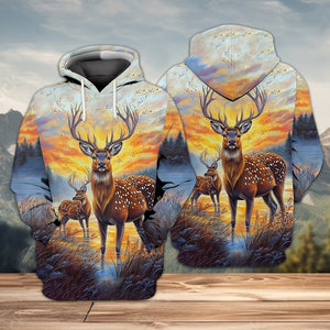 Deers In The Wild All Over Print Shirt