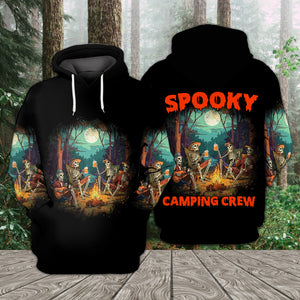 Spooky Camping Crew Halloween All Over Print Shirt