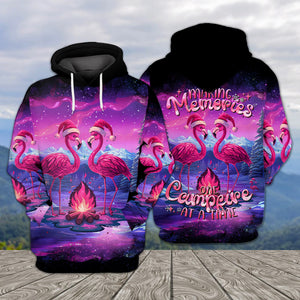 Neon Colorful Making Memories One Campfire At A Time All Over Print Shirt