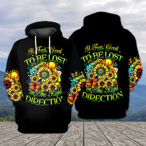 It Feels Good To Be Lost In The Right Direction All Over Print Shirt