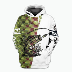Bass Fishing Team Jerseys Green All Over Print Shirt