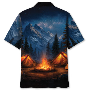 Starlit Adventure Camp Hawaiian Shirt