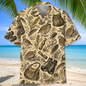 Quail Hunting Vintage Hawaiian Shirt