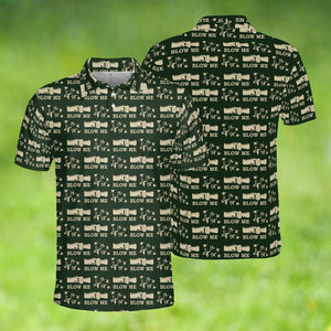 Duck Hunting Blow Me Polo For Men