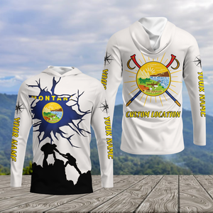 Custom Personal Hiking Montana State All Over Print Shirt