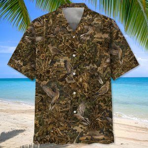 Dove Hunting Camo Hawaiian Shirt