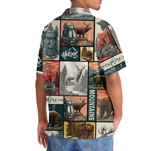 Hiking On Top Of Mountains Hawaiian Shirt