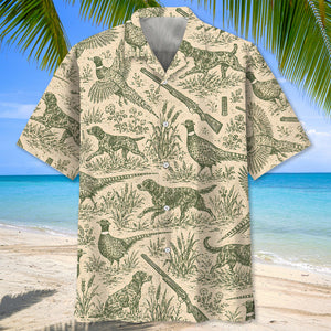 Classic Pheasant Hunt Hawaiian Shirt
