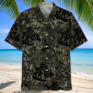 Camouflage Pheasant Hunting Hawaiian Shirt