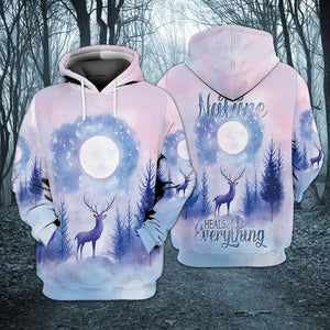 The Nature Heals Everything All Over Print Shirt