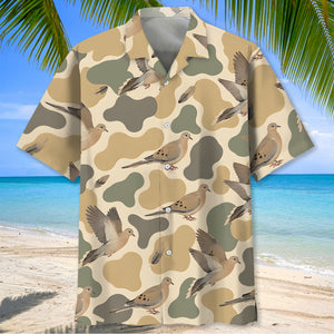 Hunting Mourning Dove Camouflage Hawaiian Shirt