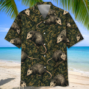 Opossum Woodland Hawaiian Shirt