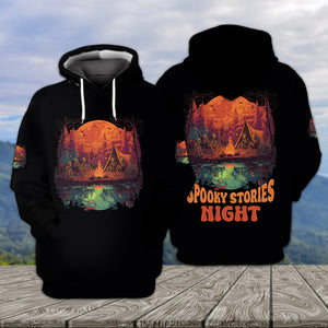 Upside-Down Haunted Camping All Over Print Shirt