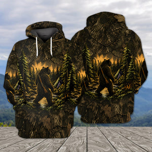 Black Bear Camouflage Hunting All Over Print