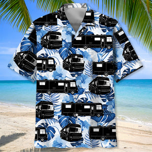 Nature Class A Sleeper Rv Hawaiian Shirt