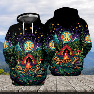 Campfire Peace Life All Over Print Shirt