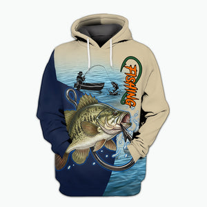 Bass Fishing All Over Print Shirt