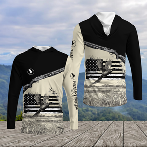Vintage Pheasant Hunting All Over Print Shirtt