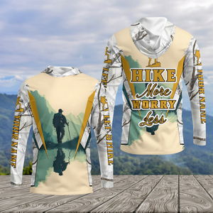 Custom Name Hiking More Worry Less All Over Print Shirt