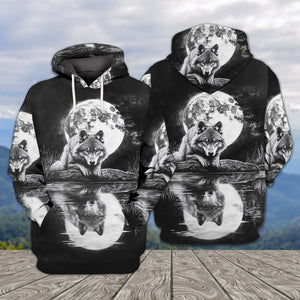Mystical Wolf Art All Over Print Shirt