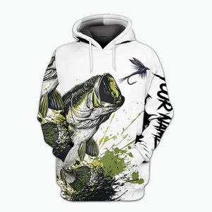 Custom Name Largemouth Bass All Over Print Shirt