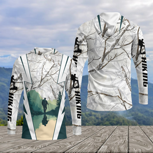 Hiking Winter Camo All Over Print Shirt