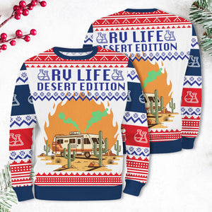 Rv Life Desert Edition Ugly Sweater