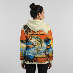 Largemouth Bass Jumping All Over Print Shirt