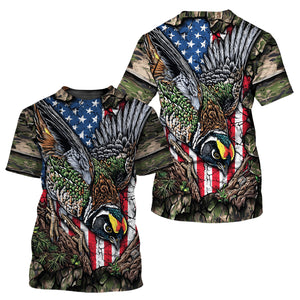 Quail Perched On The Rock All Over Print Shirt