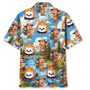 Funny Hotdog Adventure Hawaiian Shirt