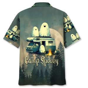 Ghostly Campfire Adventure Hawaiian Shirt