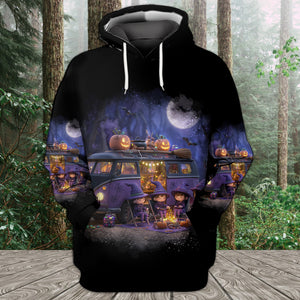 All The Cool Witches Are Camping All Over Print Shirt