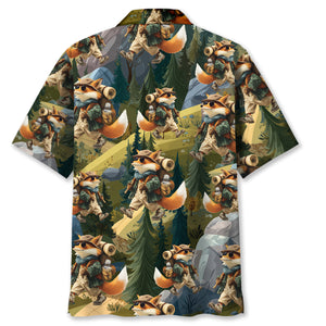 Wilderness Fox Camper Hawaiian Shirt