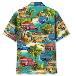 Truck Camper Funny Hawaiian Shirt