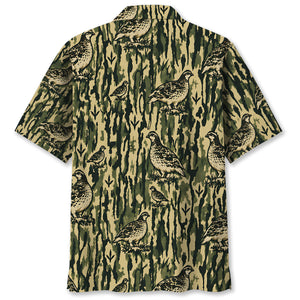 Ptarmigan Stripe Camouflage Hawaiian Shirt