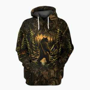 Black Bear Camouflage Hunting All Over Print