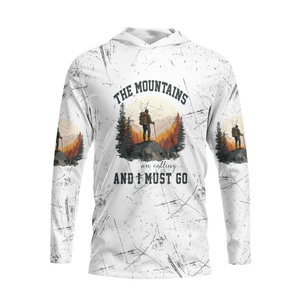 The Mountains Are Calling And I Must Go All Over Print Shirt