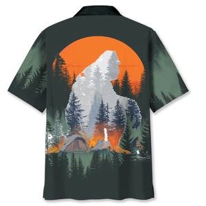 Campfire Stories with Bigfoot Hawaiian Shirt