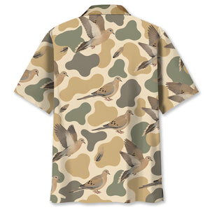 Hunting Mourning Dove Camouflage Hawaiian Shirt