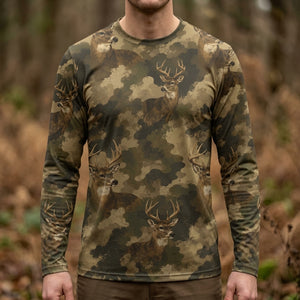 Deer Camouflage Graphic Shirt