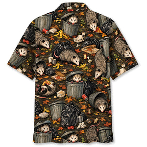 Autumn Alley Opossum Trash Hawaiian Shirt