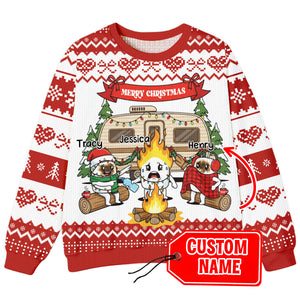 Burnt Marshmallow Xmas Ugly Sweater