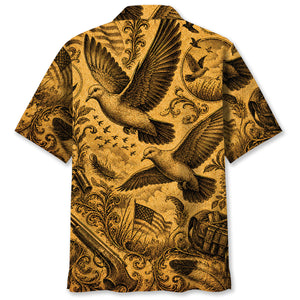 Dove Hunting Legend Vintage Art Hawaiian Shirt