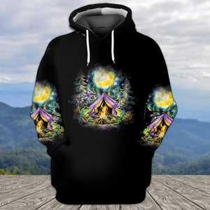 The Best Day Are Spent Camping All Over Print Shirt