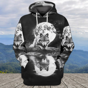 Mystical Wolf Art All Over Print Shirt