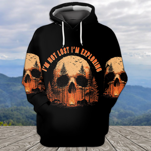 Creepy I'm Not Lost I'm Exploring All Over Print Shirt
